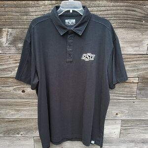Men's Black OSU Polo Shirt by Levelwear Size XL